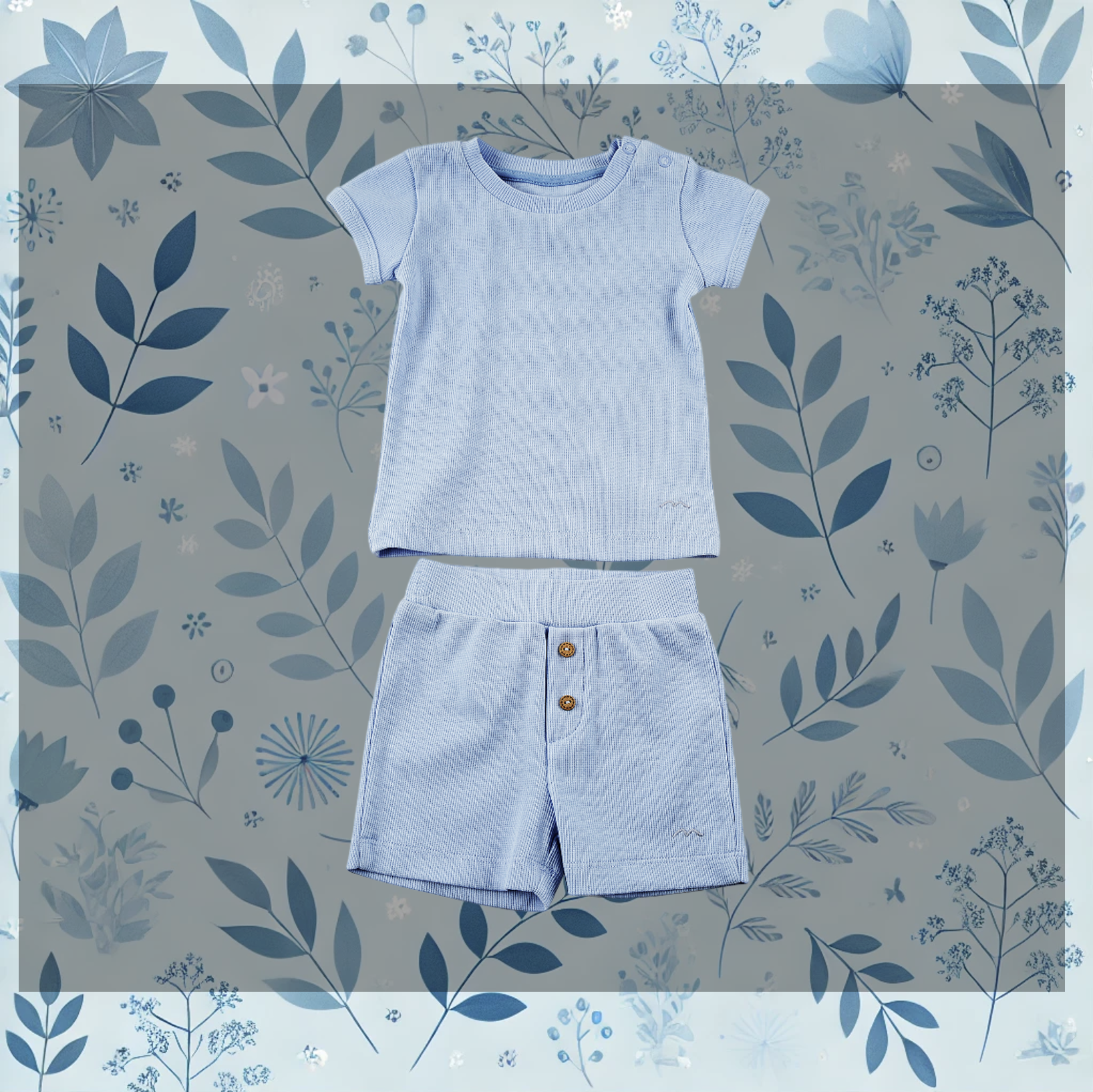 Set blau 2teilig organics Set blau 2teilig organics