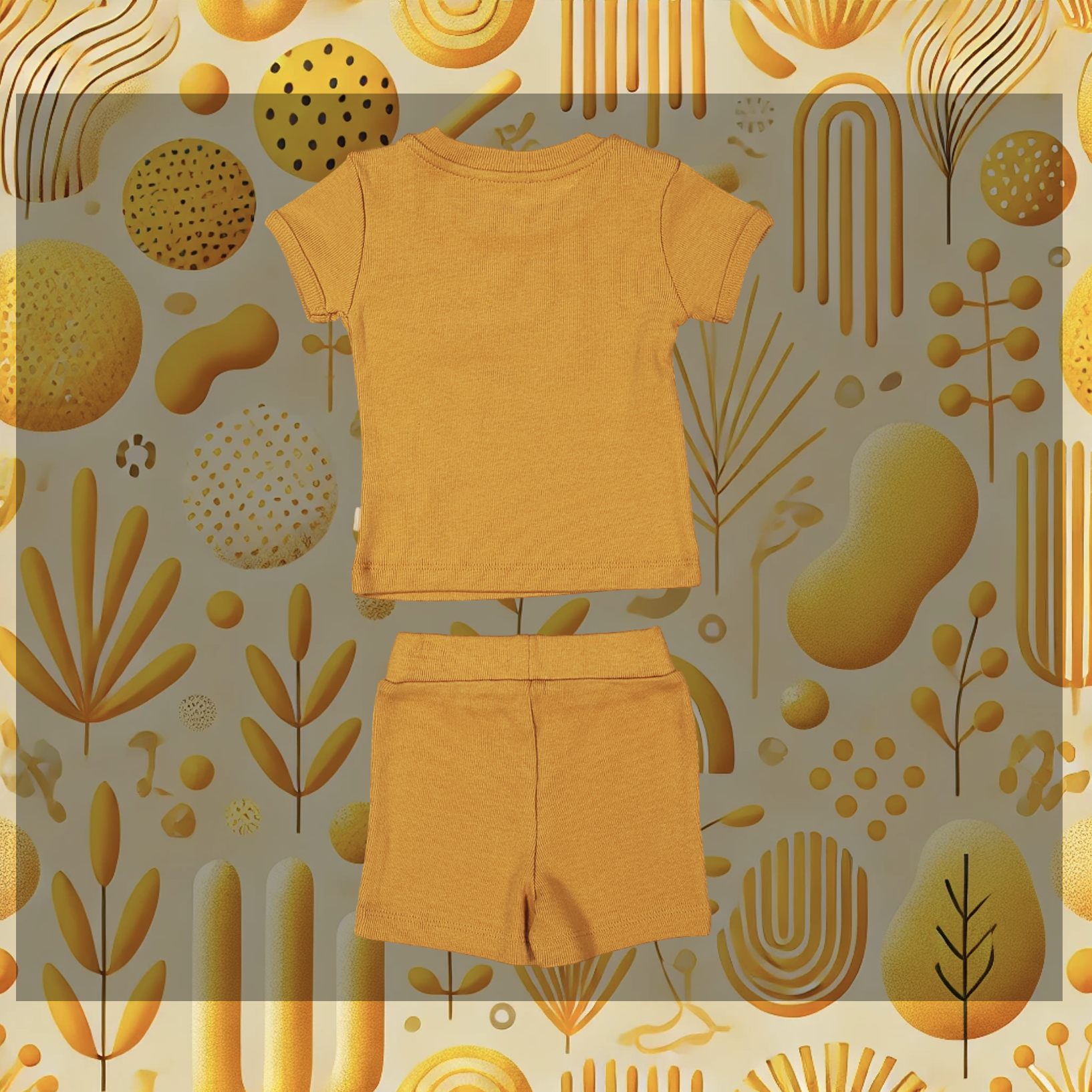 Set gelb 2teilig organics