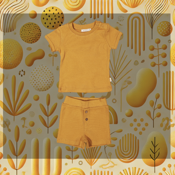 Set gelb 2teilig organics