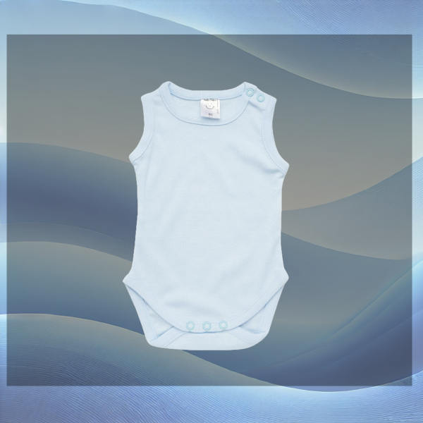 Body blau ärmellos