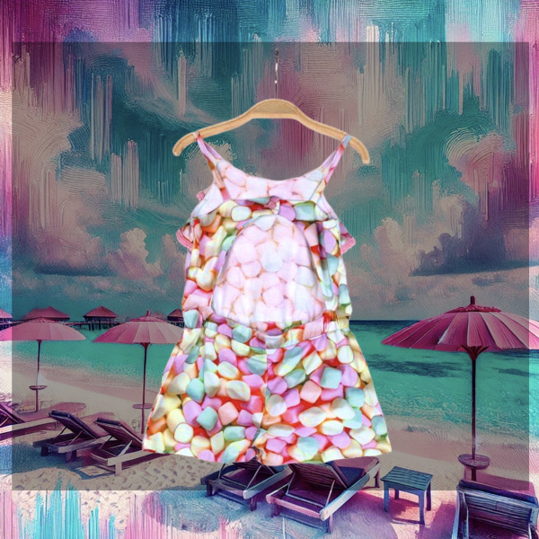 Salopet Kleid  rosa
