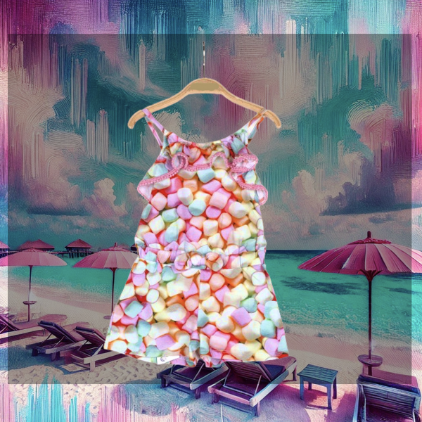 Salopet Kleid  rosa