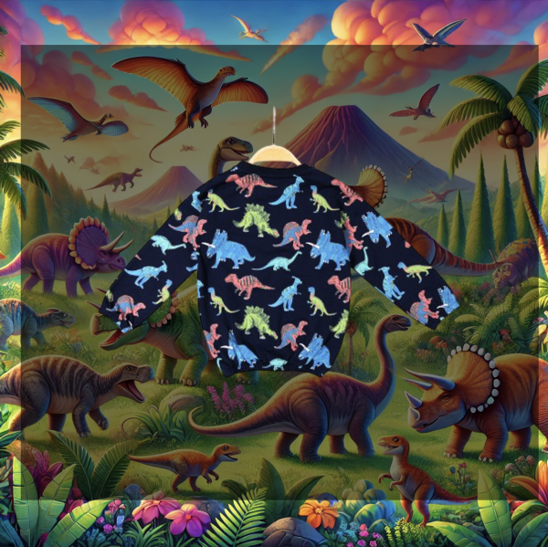 Sweatshirt "Dinos" navyblau