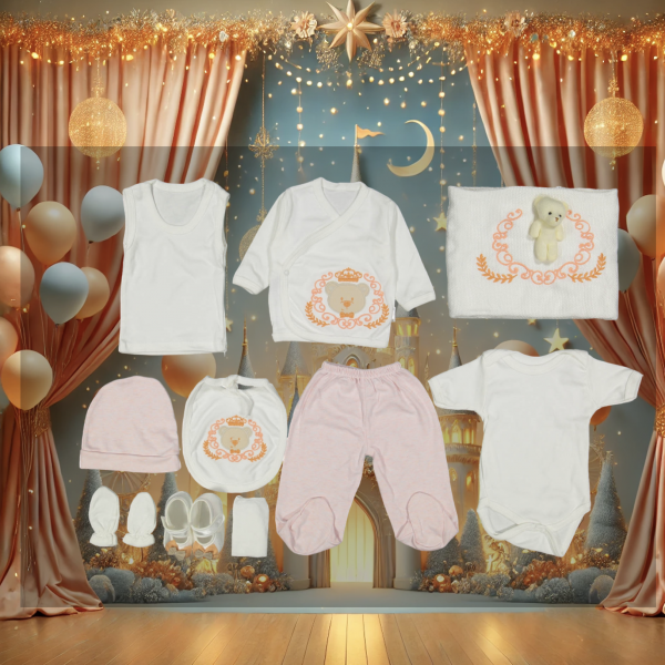 Neugeborenen-Set "Bärchen König" 10teilig