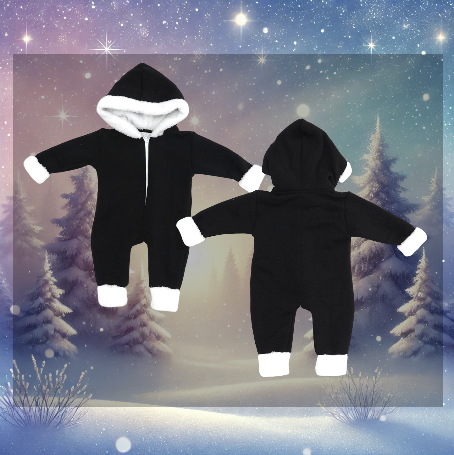 Kapuzenoverall für den Winter