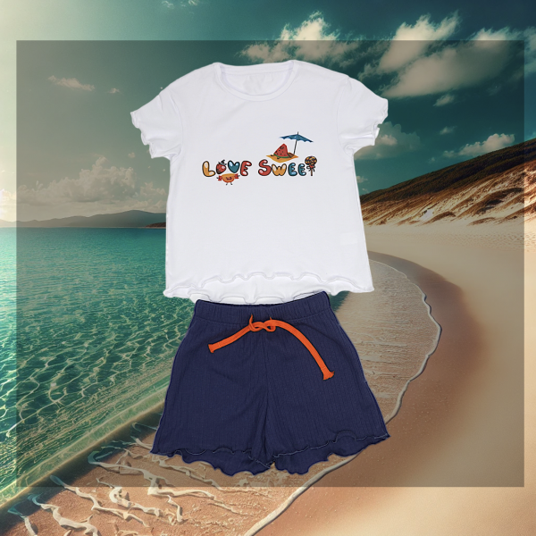 2teiliges Bekleidungs-Set -Kids "Love Sweet"
