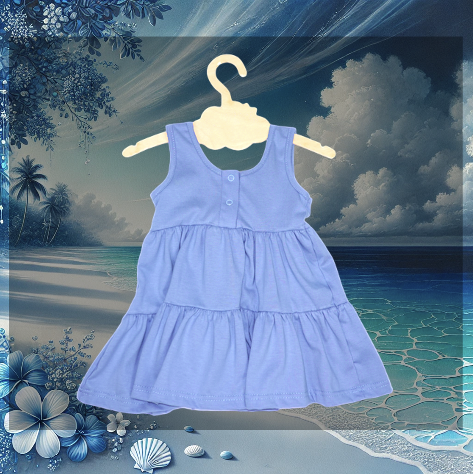 Sommerkleid blau