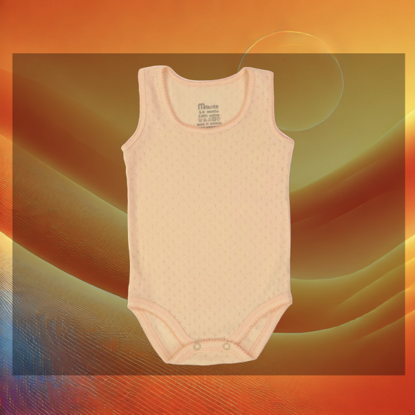 Sommer-Body luftdurchlässig gold/orange ärmellos