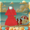 2teiler Top und Hose rot