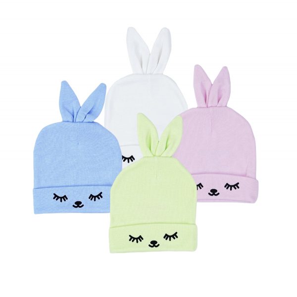 Baby Mütze verschiedene Farben "Häschen"